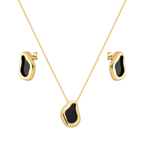Conjunto Dourado Luar de Ravena  Preto